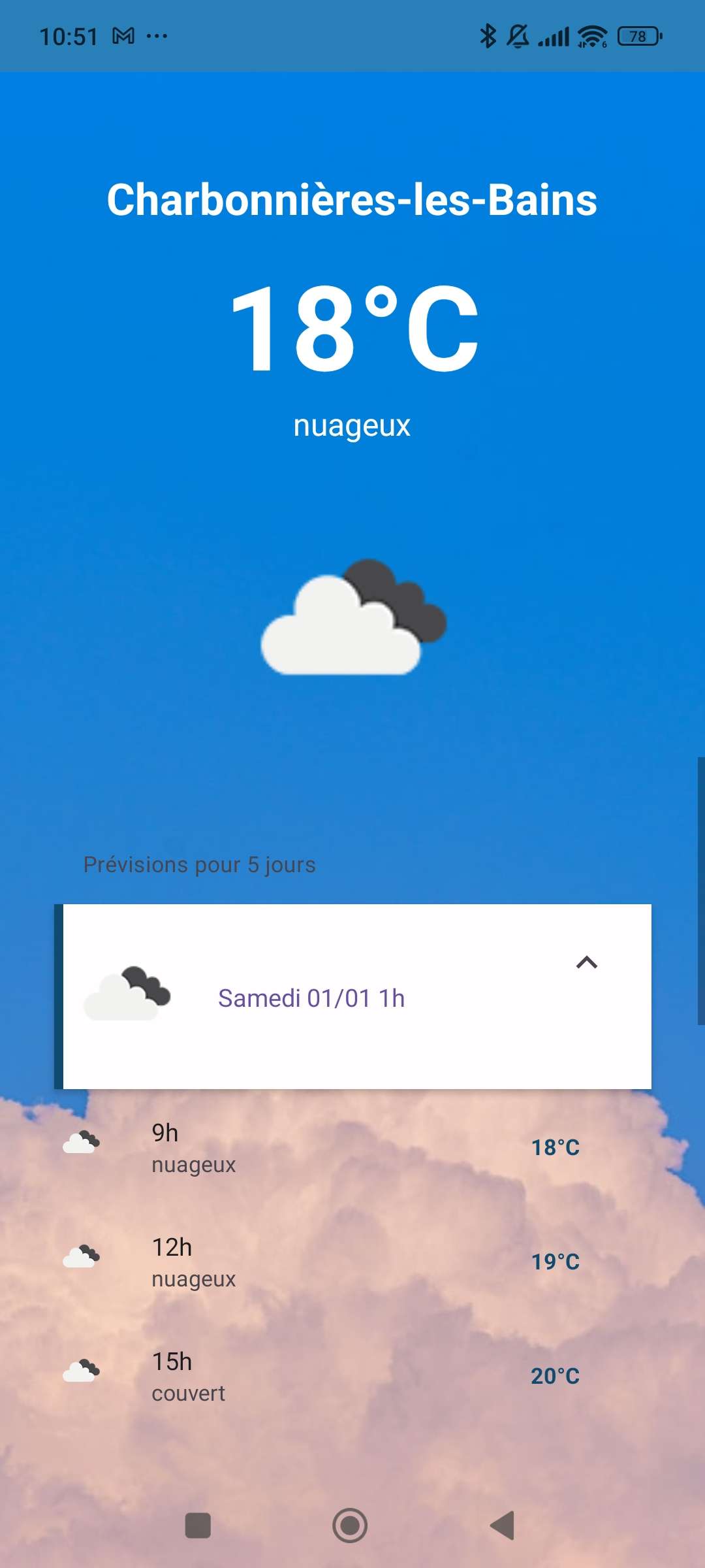 Application Météo